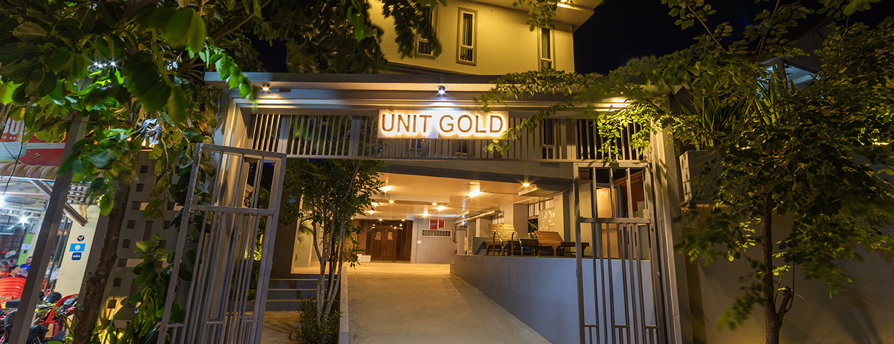 The Facade View of Unit Gold Apartment